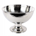52538-LARGE STAINLESS STEEL HAMMERED PUNCH BOWL